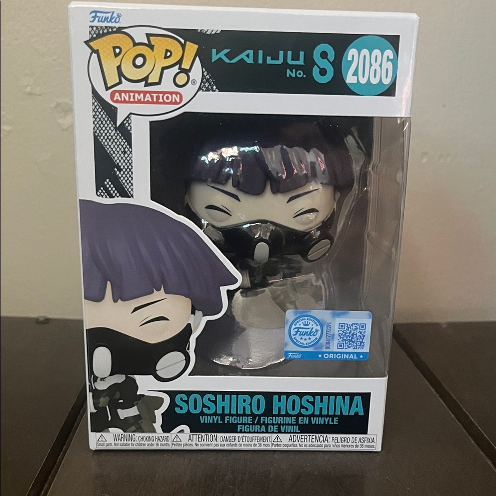 Funko Pop Kaiju Soshiro Hoshina Figure - Purple and Black